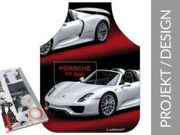 Fartuszek kuchenny - Classic & Exclusive, Porsche 918 Spyder (CARMANI)