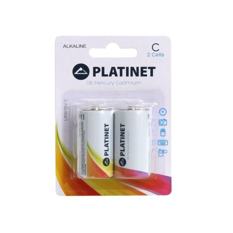 PLATINET BATTERY BATERIA ALKALINE PRO LR14 C BLISTER*2 [43732]
