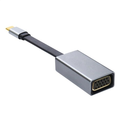 PLATINET MULTIMEDIA ADAPTER USB-C TO VGA 1080 60Hz [44711] TE