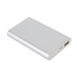 PLATINET POWER BANK 10000 mAh Polymer ALU SILVER [42667]