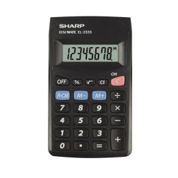 SHARP CALCULATOR KALKULATOR HANDHELD BLISTER EL233SBBK