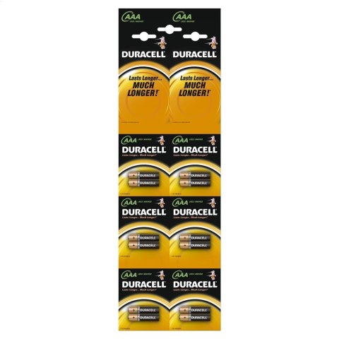 DURACELL BATTERY ALKALINE BASIC LR03/AAA HBDC 6x2