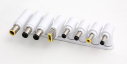 PLATINET LAPTOP CHARGER ŁADOWARKA 65W 8 tips WHITE [43740]