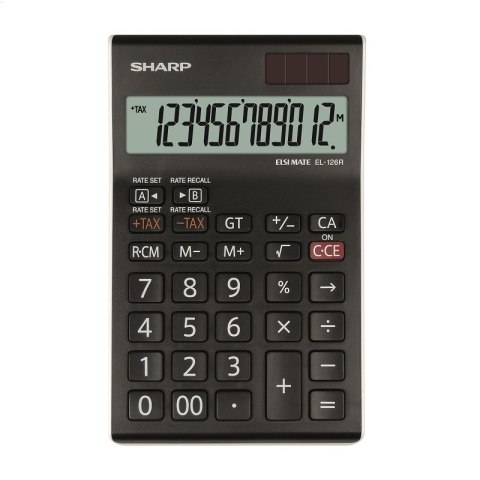 SHARP CALCULATOR DESKTOP BOX EL126RWH