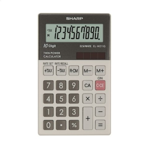 SHARP CALCULATOR HANDHELD BOX ELW211GGY