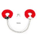KAJDANKI FLUFFY LEG CUFFS CZARNE 24-0049