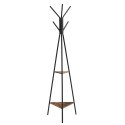 Wieszak stojący ERGO hakano - COATRACK/BLACK/WOODEN/49X49X179CM