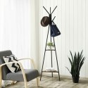 Wieszak stojący ERGO hakano - COATRACK/BLACK/WOODEN/49X49X179CM