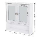 Lustro ERGO hakano - MIRRORCABINET/WHITE/56X13X58CM