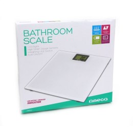 OMEGA WAGA BATHROOM BODY SCALE 180KG 260x290CM WHITE [43693]