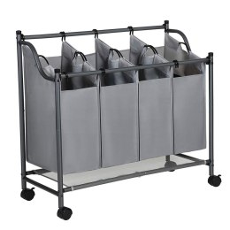 Kosz na pranie ERGO hakano - LAUNDRYCART/GREY/4BAGS