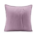 Poszewka dekoracyjna SOFTA 45x45 ameliahome - CUS/AH/SOFTA/CHARCOAL+MAUVE/45X45*2