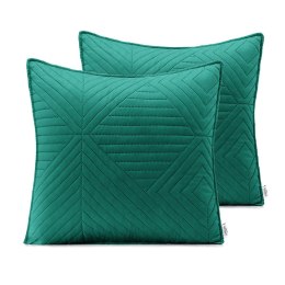 Poszewka dekoracyjna SOFTA 45x45 ameliahome - CUS/AH/SOFTA/GREEN+JADEGREEN/45X45*2