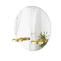 Lustro PERCH umbra - MIRROR/PERCH/BRASS