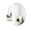 Lustro PERCH umbra - MIRROR/PERCH/BRASS