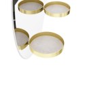 Lustro PERCH umbra - MIRROR/PERCH/BRASS