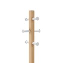 Wieszak stojący PILLAR umbra - COATRACK/PILLAR+STOOL/WHITE+NATURAL