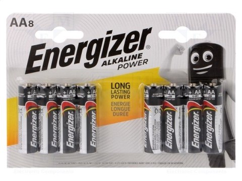 ENERGIZER BATTERY ALKALINE POWER LR06 BLISTER*8