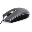 OMEGA MYSZ MOUSE 1000/1600/2000 DPI RUBBER GRAY [45541]