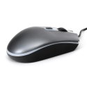 OMEGA MYSZ MOUSE 1000/1600/2000 DPI RUBBER GRAY [45541]