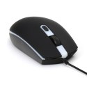 OMEGA MYSZ MOUSE 1000/1600/2000 DPI RUBBER BLACK [45539]