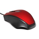 OMEGA MYSZ MOUSE 1200DPI RED [45528]