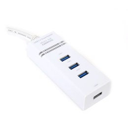 OMEGA USB 3.0 HUB 4 PORT WHITE [42463] TE