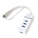 OMEGA USB 3.0 HUB 4 PORT WHITE [42463] TE