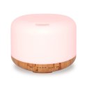 PLATINET AROMA DIFFUSER HUMIDIFIER NAWILŻACZ POWIETRZA RGBW MILKY WOOD + 10 ML LAVENDER ESSENTIAL OIL [45518]