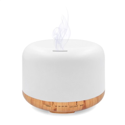 PLATINET AROMA DIFFUSER HUMIDIFIER NAWILŻACZ POWIETRZA RGBW MILKY WOOD + 10 ML LAVENDER ESSENTIAL OIL [45518]