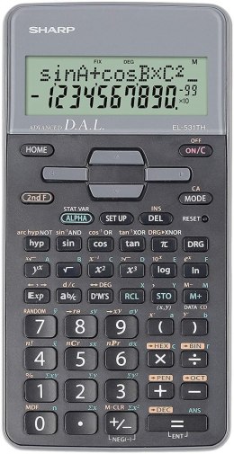 SHARP CALCULATOR SCIENTIFIC BLISTER GRAY EL531THBGY