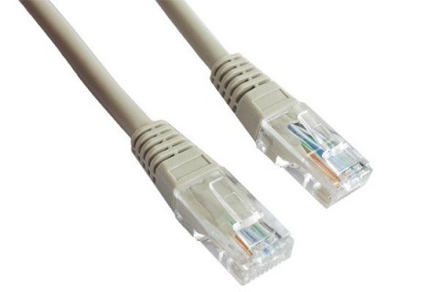 BC GEMBIRD PATCHCORD RJ45 OSŁONKA ZALEWANA KAT.5e UTP 2M SZARY