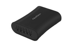 ŁADOWARKA SIECIOWA (zasilacz) QOLTEC QUICK CHARGE PREMIUM 5xUSB(2.4A) smart IC