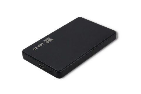 RAMKA do dysków HDD/SSD QOLTEC 2.5" USB 2.0/SATA3 CZARNA