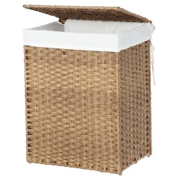 Kosz na pranie ERGO hakano - CLOTHESBASKET/RATTAN/NATURAL/46X33X60CM