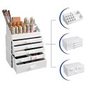 Organizer na biżuterię, kosmetyki ERGO hakano - COSMETICSTORAGEBOX/WHITE/24X13,5X30CM