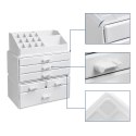 Organizer na biżuterię, kosmetyki ERGO hakano - COSMETICSTORAGEBOX/WHITE/24X13,5X30CM