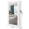 Lustro ERGO hakano - JEWELRYARMOIRE/MIRROR/WHITE/37X10,5X67CM