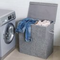 Kosz na pranie ERGO hakano - LAUNDRYBASKET/GREY/LINEN/60X36X66CM