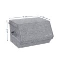 Pojemnik do przechowywania ERGO hakano - STORAGEBOX/GREY/4BOXES