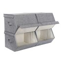 Pojemnik do przechowywania ERGO hakano - STORAGEBOX/GREY/4BOXES