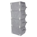 Pojemnik do przechowywania ERGO hakano - STORAGEBOX/GREY/4BOXES