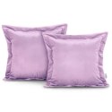 Poszewka dekoracyjna VELVET kolor pudrowy róż styl glamour velvet 45x45 ameliahome - CUS/AH/VELVET/PINK/SIDE/45X45*2