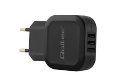 ŁADOWARKA SIECIOWA (zasilacz) QOLTEC 17W 5V 3.4A 3xUSB