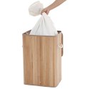 Kosz na pranie ERGO hakano - CLOTHESBASKET/BAMBOO/40X30X60CM