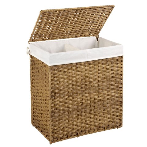 Kosz na pranie ERGO hakano - CLOTHESBASKET/RATTAN/NATURAL/57X33X60CM