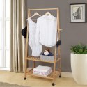 Wieszak stojący ERGO hakano - FREE-STANDINGCOATRACK/BAMBOO/69,5X43X152CM