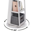 Lustro ERGO hakano - JEWELRYARMOIRE/MIRROR/WHITE/38X38X161CM