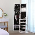 Lustro ERGO hakano - JEWELRYARMOIRE/MIRROR/WHITE/38X38X161CM