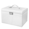 Organizer na biżuterię, kosmetyki ERGO hakano - WATCHBOX/WHITE/BEIGE/26X17X18CM